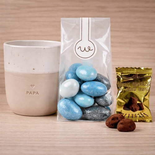 Cappuccino kop Pappa med chokolade